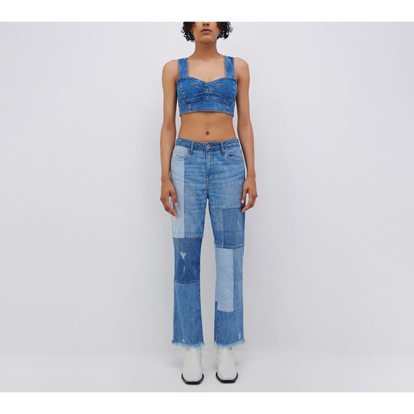 Simkhai 'River' Straight Leg Denim Jean Size 27 - Picture 1 of 4